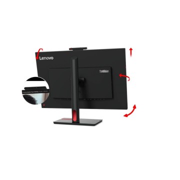 LENOVO ThinkVision T24mv-30  23.8 FHD IPS HDMI USB C Ethernet Speakers ,Webcam 36M